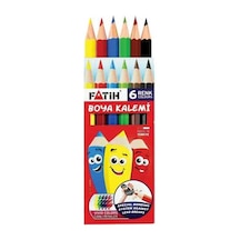 Fatih Kuru Boya Yarım Boy 6 Renk 33006 Çok Renkli