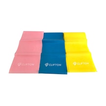 Clifton 3 Lü Pilates Lastiği Pilates Bandı Pilates Bandı 120 x 15 CM