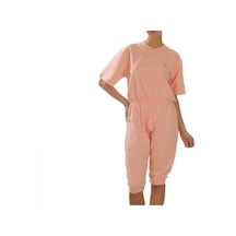 Caretex BH-8 Bacak Fermuarlı Alzheimer Kadın Hasta Tulumu M