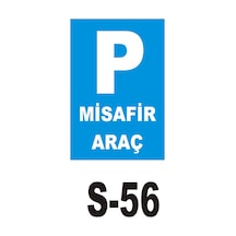 Pvc Dekota Uyarı - Ikaz Levhası Misafir Araç Uyarı Levhası