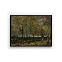 Van Gogh Van Gogh Nuenen Yakınlarında Kavaklar Çerçevesiz Poster 21x30 Cm A4 Tablo Van Gogh