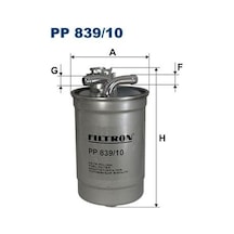 Fıltron Pp 839/10 Yakıt Fıltresı Mazot Audı A4 A6 2,0tdı Bna Blb Brf Bre Brd Bva Bvf Bvg 04 08