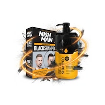 Siyah Saç Şampuanı 200 Ml Set X 3 Adet / + 1250 Ml Tuzsuz Şampuan Hediye