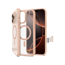 Apple iPhone 16 Pro İle  Uyumlu -  İnce Magsafe Kılıf Ultra Hybrid T Force Kamera Butonu Sararmaya Dayanıklı Duraclear Diğer