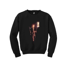 Uncharted 4 Nathan Drake Torch Siyah Sweatshirt