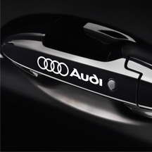 Audi 3 Araba Kapı Kolu Araç Sticker Yapıştırma 8Ad