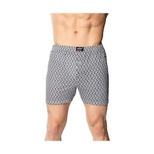 Sedef Yıldızı 4'lü Erkek Rahat Kesim Boxer Karışık Desen - 1012 Çok Renkli