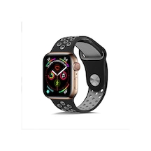 Ekılıf - Apple Uyumlu  Watch 38mm - Kordon Silikon Kordon Krd-02 - No1