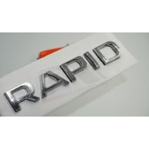 Skoda Rapid 13-16 Yeni Nesil Bagaj Krom Abs 3M 3D Yazı Logo Amble