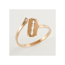 Jilet - 779 - Lüks Çelik Yüzük - Kmrsfres - Bronz 18