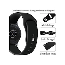 Amazfit Gtr 3 / Gtr 3 Pro Yumuşak Jel Silikon Kordon Kayış 22Mm