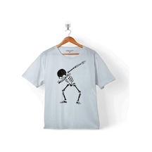 İskelet Dansı Dabbıng Skeleton Skull Kuru Kafa Çocuk Tişört 001