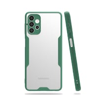 Samsung Galaxy  Uyumlu,  A52 Kılıf Platin Silikon - Yeşil