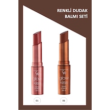 Glow Kiss No: 06 - No: 01 Renkli Dudak Nemlendirici Seti