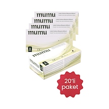Mumu Pudrasız Lateks Muayene Eldiveni 20 x 100 Adet