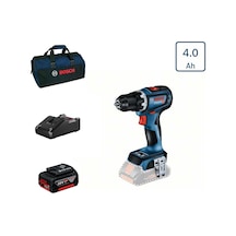 Bosch Gsr 18v-90 C Tek Akülü Vidalama 4 Amper Bez Çantalı