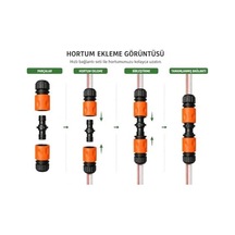 Md-313 Otomatik Hortum Bağlantı Aparatı 3 Parça