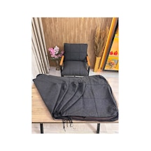 4 Adet Bahçe , Balkon Mobilyası ,minder Kılıfı , Koruyucu Kılıf , Minder Örtüsü , Bahçe Mobilyası