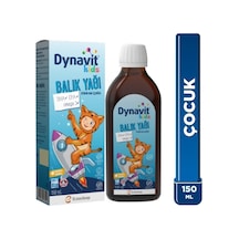 Dynavit Kids Balık Yağı 150 Ml - Çocuklar Için 1300mg Balık Yağı, Omega-3, Epa, Dha - Portakal Aromalı