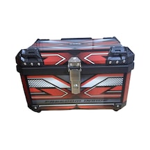 Rexx Topcase Premium 60 Litre Motosiklet Çanta Abs Arka Çanta Reknli Çanta 60 Litlere Karışık