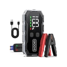 F11 15800mah 2000a Akü Takviye Cihazı Taşınabilir Jump Starter Powerbank+led Lamba+lcd Ekran