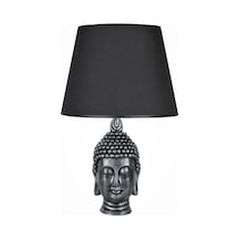 Qdec Modern Dizayn Büyük Buda Abajur Gümüş Siyah Diğer