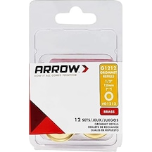 G1212 12mm Pirinç Kuşgözü Perçin Acı Kahverengi