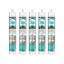 Sista Üniversal Silikon Beyaz 280ml 5 Adet