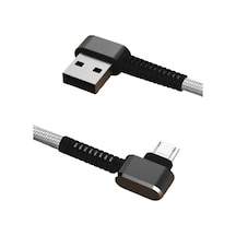 Mark Konfulon S73 Micro Usb Kablo 1m 2.1a - Beyaz Najmaddin Standart