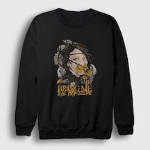 Presmono Unisex Leaf Bring Me The Horizon Sweatshirt Siyah