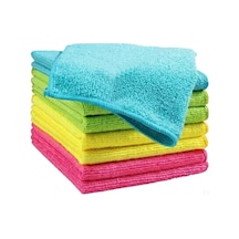 Mikrofiber Temizlik Bezi Seti, Çok Amaçlı, Yüksek Emici, Mutfak Ve Banyo İçin, 8'li Paket 0