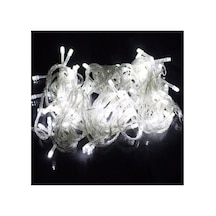 100 Ampullü Pirinç Işık Yılbaşı Işığı 10 Metre Beyaz Işık 220 Volt Beyaz