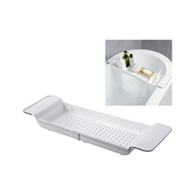 Sones Geri Çekilebilir Drenaj Küvet Rafı Banyo Plastik Küvet Rafı Küvet Duş Depolama Rafı Diğer