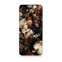 Samsung Galaxy A35 Uyumlu Renkli Çiçekler Desenli Silikon Kılıf