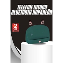 Bluetooth Hoparlör Uzun Pil Ömrü Yüksek Ses Kaliteli Kablosuz Telefon Tutma