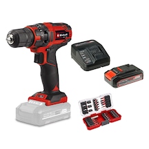 Einhell TC-CD 18/35 Li Vidalama + 2.5 Ah Akü + Şarj Cihazı + 28 Parça Bits Uç Seti