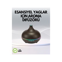 7 Renk Işıklı Ultrasonik Hava Difüzörü Sessiz Ve Güvenli Kullanım Belirtilmemiş