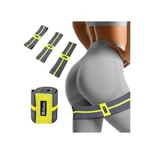 Rebuwo Squat Bant Pilates Fitness Spor Kalça Egzersizleri Direnç Bandı Direnç Lastiği 35 Cm Gri