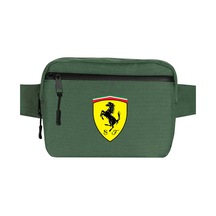 Ferrari Logo Yeşil Bel Çantası