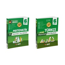 Gizli 2026 6. Sınıf Matematik + Türkçe Alıştırmalı Soru Bankası Seti 2 Kitap Güncel Müfredat