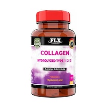 Flx Collagen Kolajen Tip-1-2-3 Hyoluronic Vitamin C 60 Tablet