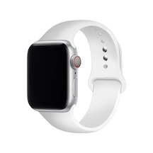Apple Uyumlu  Watch 38 MM/40 MM/44 MM Silikon Kordon Kayış M/L - KY46-1
