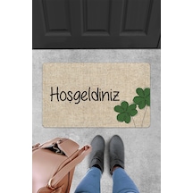 Evaşk Kapı Önü Paspası Vinil Kaymaz Tabanlı 45 X 70 Evaşkdm12116