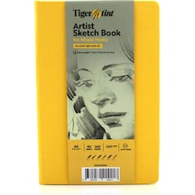Tigertint Sert Kapak Eskiz Defteri 140 G A5 80 Yaprak Sarı 100140505