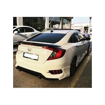 Honda Civic Fc5 2016-2021 Uyumlu Turbo Dizayn Plastik Spoiler