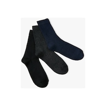 Koton 3'lü Soket Çorap Seti Çok Renkli Multıcolor 4sam80064aa 4SAM80064AAMIX