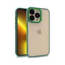 Zore İphone 13 Pro Uyumlu Ogaa Flora Kılıf-yeşil