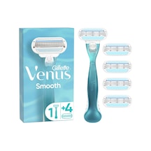 Gillette Venus Smooth Tıraş Makinesi + Yedek Başlık 5'li