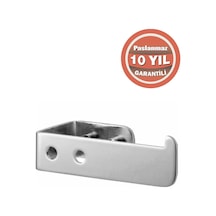 Çelik Banyo Paslanmaz Çelik Paris Tuvalet Kağıtlık Gri