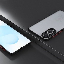 Redmi Note 13 Pro 4g Kılıf Kenarları Renkli Sert Yapılı Şık Silikon Kapak Ryc/hux Lacivert